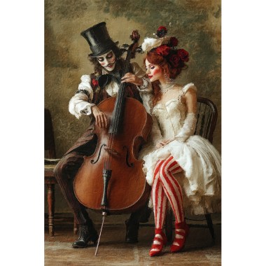 man speelt op cello